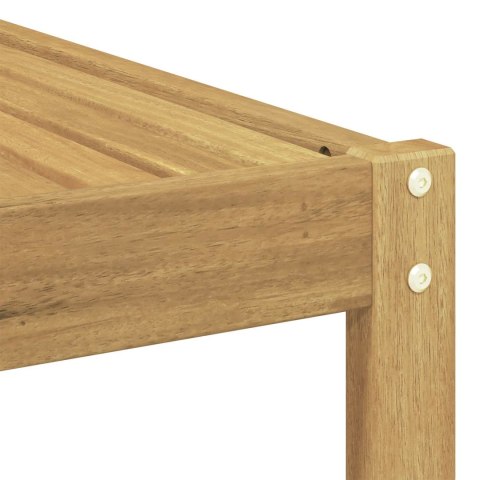 Zestaw sof na zewnątrz Biały 357 x 198,5 x 73 cm Poliester