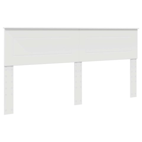 Ramka łóżka Biały 200 x 200 cm Materiał drewnopochodny