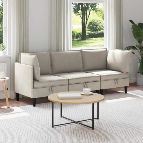 Zestaw mebli do salonu 3 pcs Owies tkanina