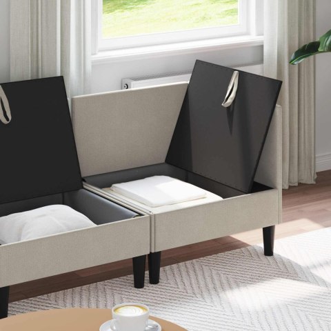 Zestaw mebli do salonu 3 pcs Owies tkanina
