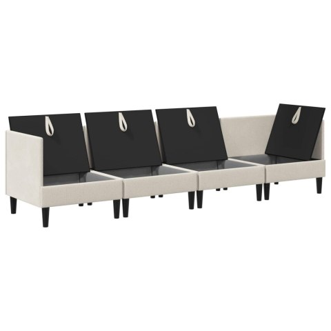 Zestaw mebli do salonu 4 pcs Owies tkanina
