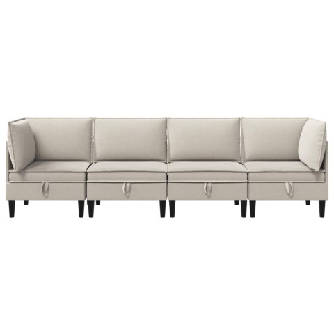 Zestaw mebli do salonu 4 pcs Owies tkanina