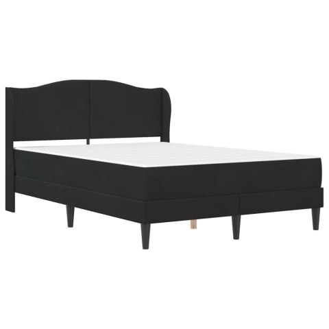 Ramka łóżka Z zagłówkiem 2 pcs Czarny 120 x 190 cm Welur