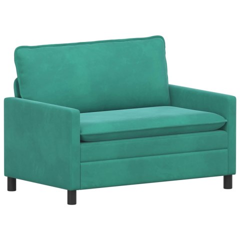 Zestaw Sof 2 pcs Turkusowy Welur