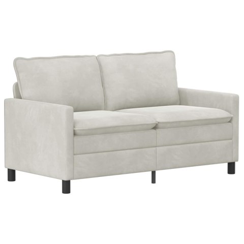 Zestaw Sof 2 pcs kremowy Welur