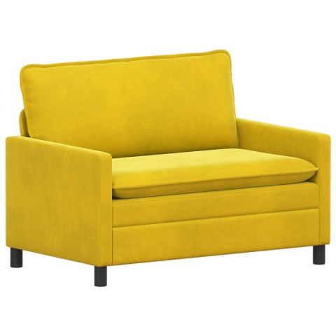 Zestaw Sof 2 pcs żółty Welur