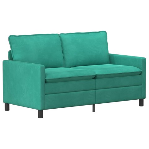 Zestaw Sof 2 pcs Turkusowy Welur