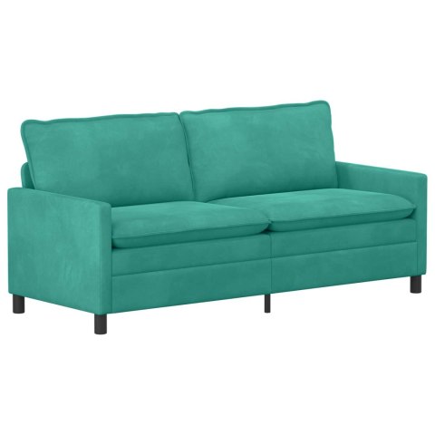 Zestaw Sof 2 pcs Turkusowy Welur