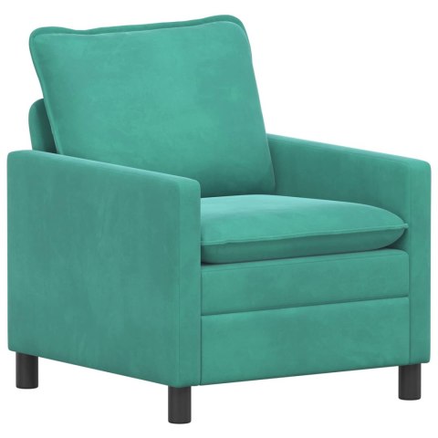 Zestaw Sof 2 pcs Turkusowy Welur