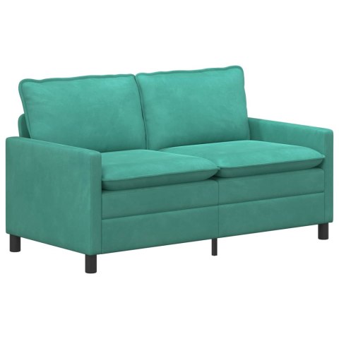 Zestaw Sof 2 pcs Turkusowy Welur