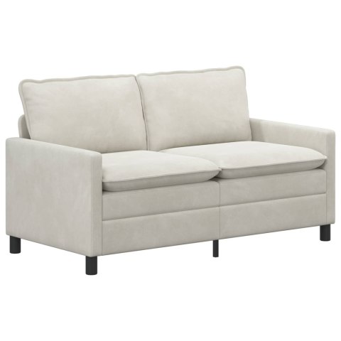 Zestaw Sof 2 pcs kremowy Welur