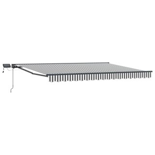 Ręczny ramowy zewnętrzny markizowy z LED 4 x 2 m