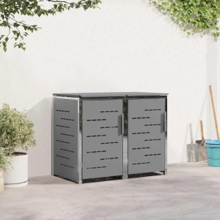 Przechowywanie kosza na odpady Szary 138 x 77,5 x 112,5 cm