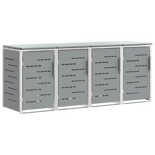 Przechowywanie kosza na odpady Szary 276 x 77,5 x 112,5 cm