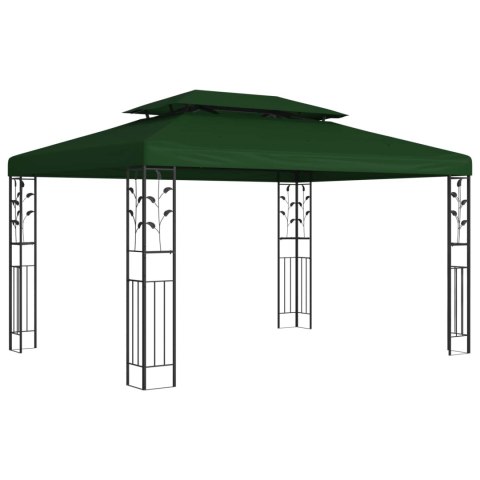 Altana 3,97 x 2,96 x 2,68 m zielony Poliester i Stal