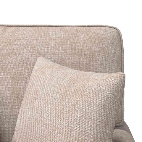 Chaise Lounge z Fartuszkiem Beżowy 157 x 91 x 91 cm ARES