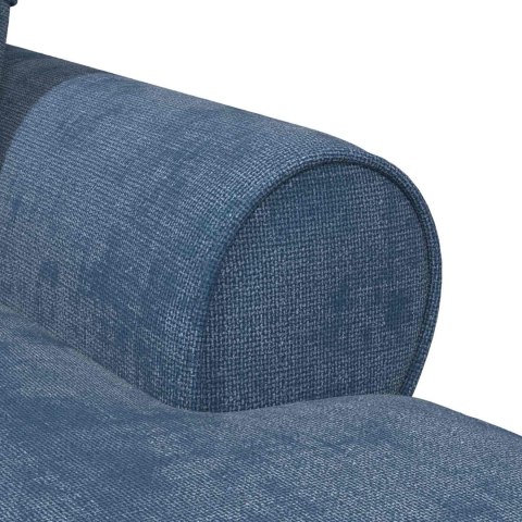 Chaise Lounge z Fartuszkiem niebieski 157 x 91 x 91 cm ARES