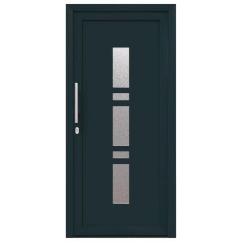 Drzwi Frontowe antracytowy 98 x 200 cm PVC