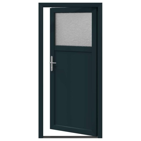 Drzwi Wejściowe Boczne antracytowy 88 x 198 cm PVC