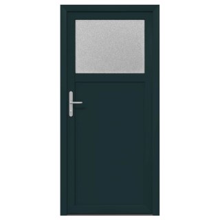 Drzwi Wejściowe Boczne antracytowy 98 x 198 cm PVC