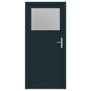 Drzwi Wejściowe Boczne antracytowy 98 x 198 cm PVC