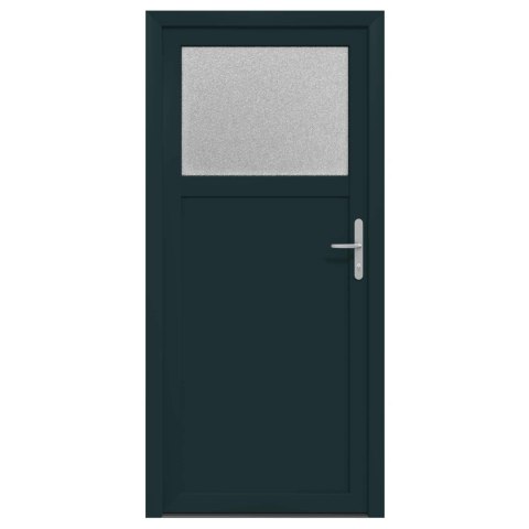 Drzwi Wejściowe Boczne antracytowy 98 x 198 cm PVC
