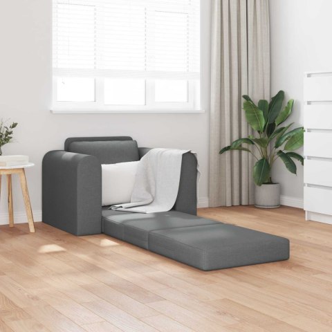 Sofa Bed Ciemnoszary 98 x 71 x 83 cm tkanina