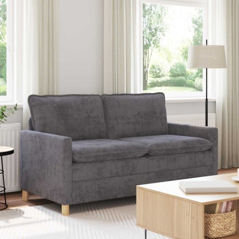 Sofa ciemnoszary 156 x 81 x 87,5 cm Poliester