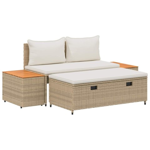 Zestaw sof na zewnątrz 4 -Seater 4 pcs 55 x 30 x 39 cm