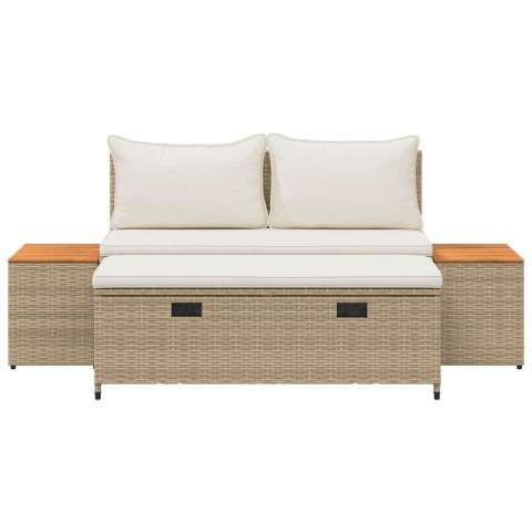 Zestaw sof na zewnątrz 4 -Seater 4 pcs 55 x 30 x 39 cm