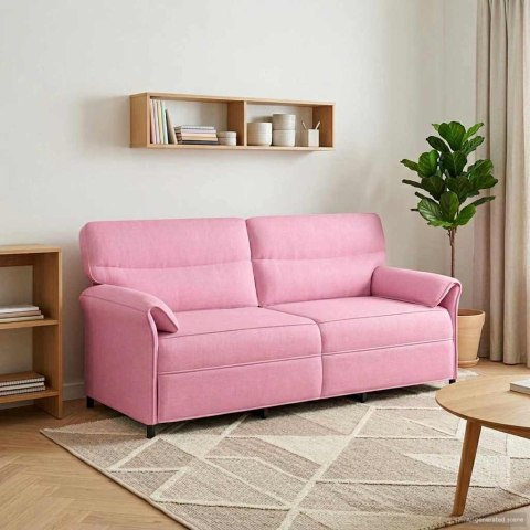 Sofa 100% poliester, metalowa rama, MDF, sklejka