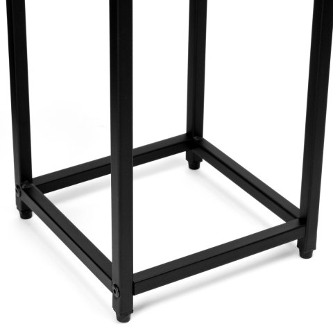 Kwietnik loftowy ARBEN RUSTIC czarny postarzany dąb 60 cm