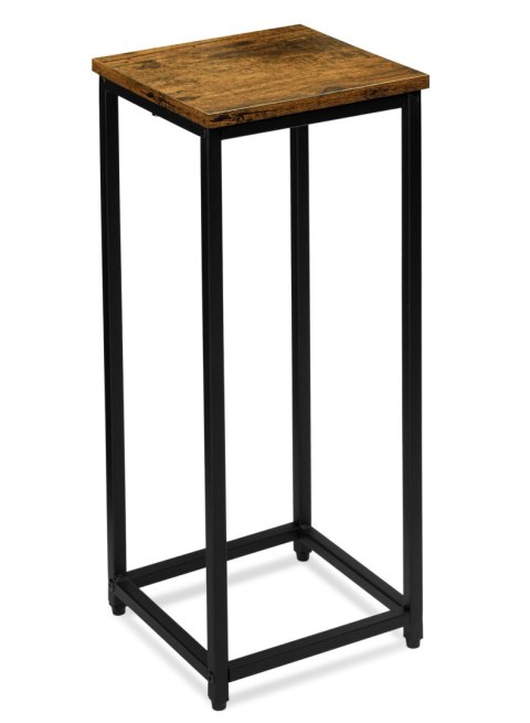 Kwietnik loftowy ARBEN RUSTIC czarny postarzany dąb 60 cm