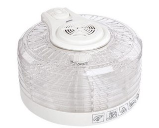 Suszarka do grzybów MPM MSG-02 biała, 5 sit, BBA free, 400W
