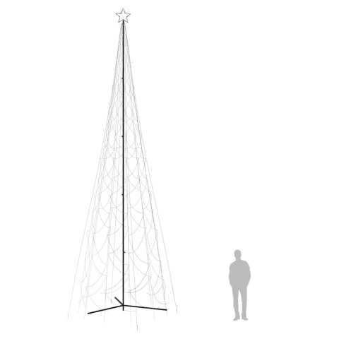 Choinka stożkowa ciepła biel 3000 diod LED 230x800 cm