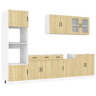 Zestaw szafek kuchennych, Lucca, 7-częściowy, dąb sonoma