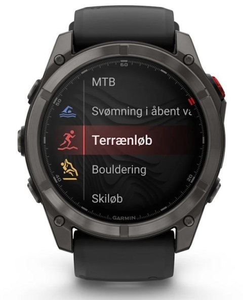 Zegarek Garmin Fenix 8, 51mm AMOLED czarny