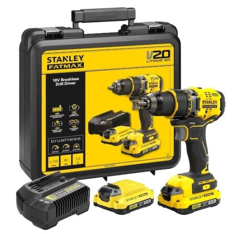 Wiertarko-wkrętarka 18V SFMCD720D2K STANLEY