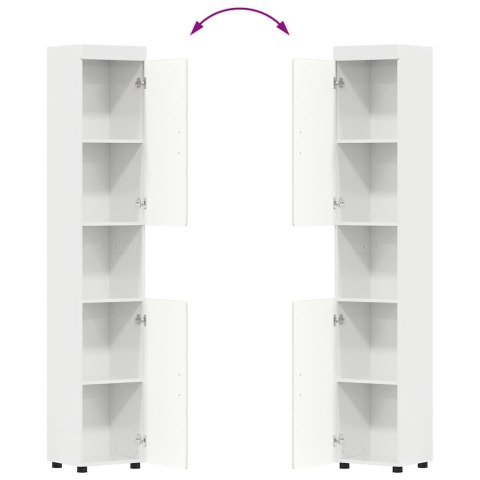Zestaw mebli łazienkowych TULUM 3 pcs Wysoki połysk biały