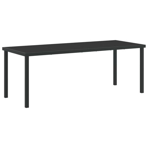 Zestaw stół i krzesła z poduszką 9 pcs Szary Rattan PE