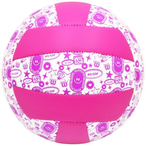 PIŁKA SIATKOWA WILSON STAMP VB FIOLETOWO BIAŁA
