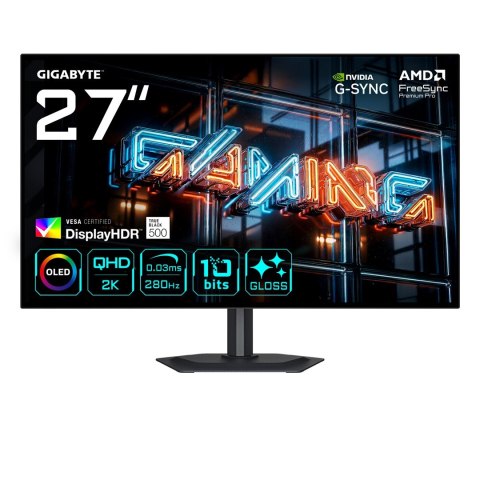 MONITOR GIGABYTE WOLED 27" MO27Q28GR QHD 280Hz