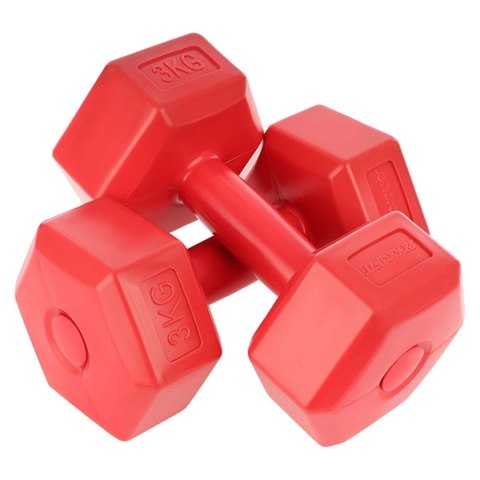 ZESTAW HANTLI KOMPOZYTOWYCH 2x3 KG ENERO FIT