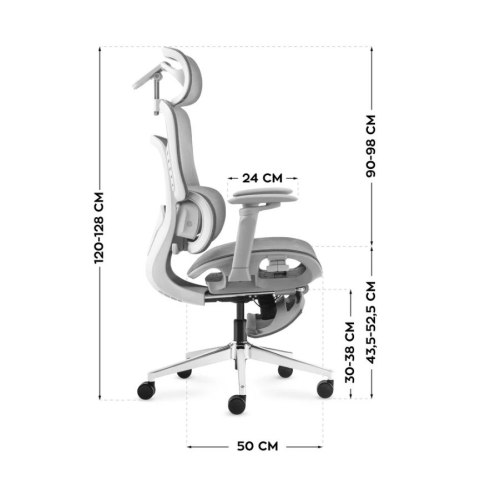 Fotel biurowy Visioner 8.3 Grey N