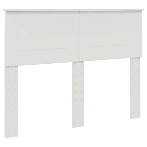 Ramka łóżka Biały 137 x 203 cm Materiał drewnopochodny