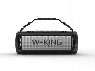 Głośnik bezprzewodowy Bluetooth W-KING D8 czarno -srebrny