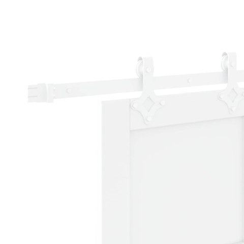 Drzwi przesuwne Biały 83 x 232 cm Lite drewno sosnowe