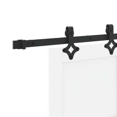Drzwi przesuwne ORKDAL Biały 83 x 232 cm Lite drewno sosnowe