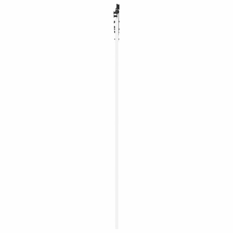 Drzwi przesuwne ORKDAL Biały 83 x 232 cm Lite drewno sosnowe