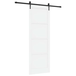 Drzwi przesuwne ORKDAL biały i czarny 83 x 232 cm